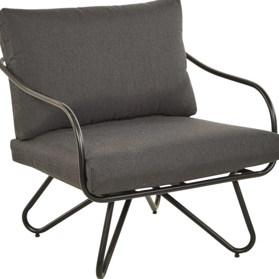 Fauteuil Bologna Antraciet