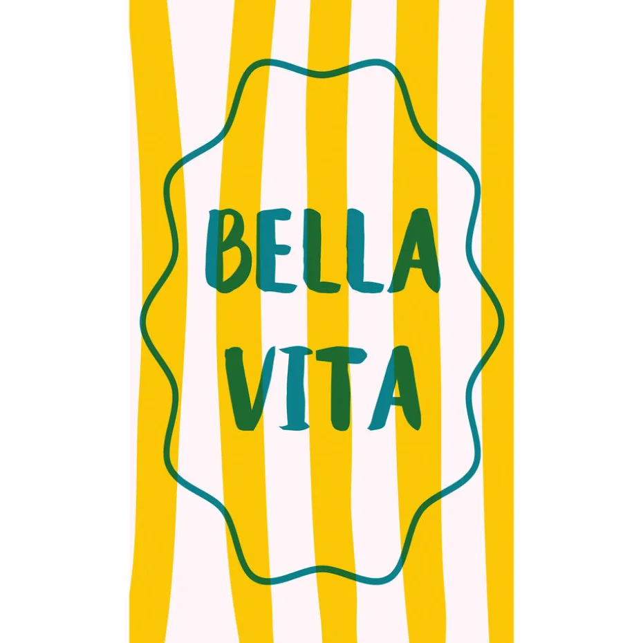 Fotobehang Bella Vita Geel