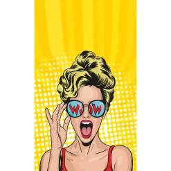 Fotobehang Pop Geel
