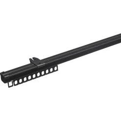 Gordijnrailset Zwart Metaal 300 cm