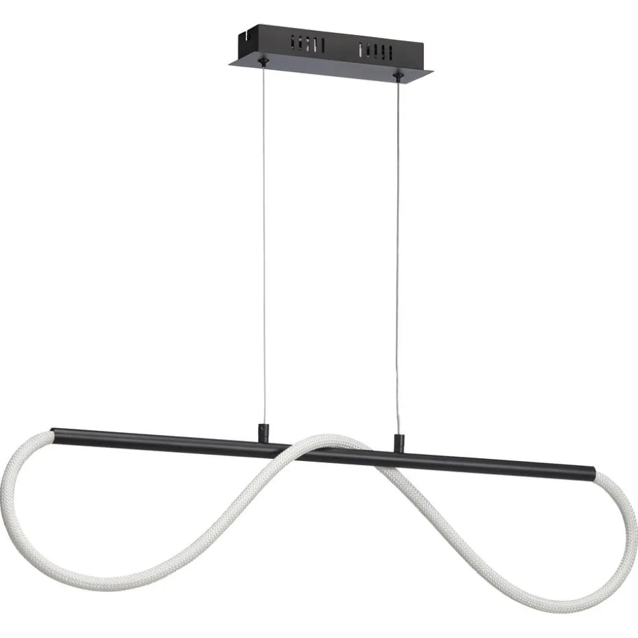 Hanglamp Faye Zwart 96x110 cm