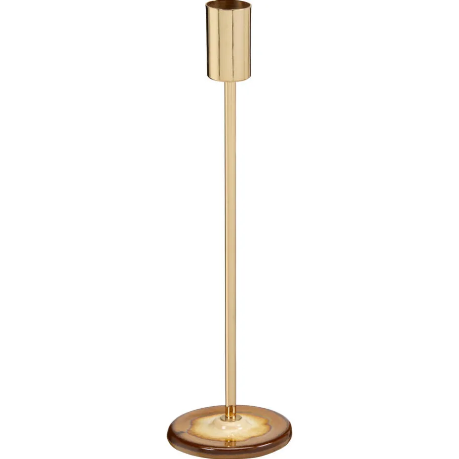 Kandelaar Oppido Goud/Bruin 26 cm