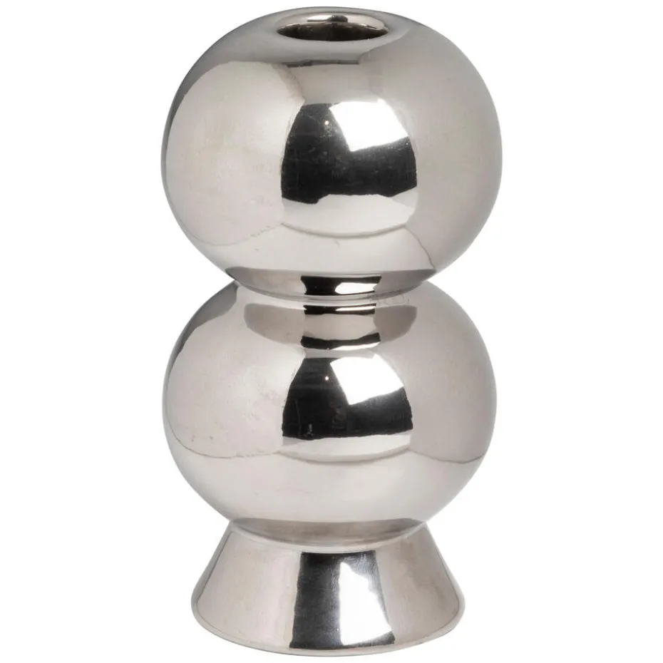 Kandelaar Ruch Zilver 17 cm