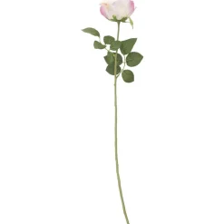 Kunstbloem Roos Wit/Roze