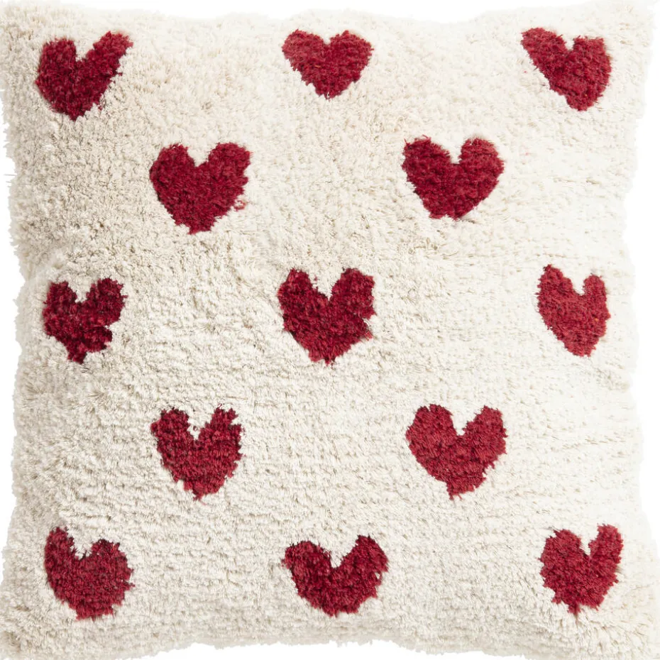 Kussen Hartjes Rood 45x45 cm