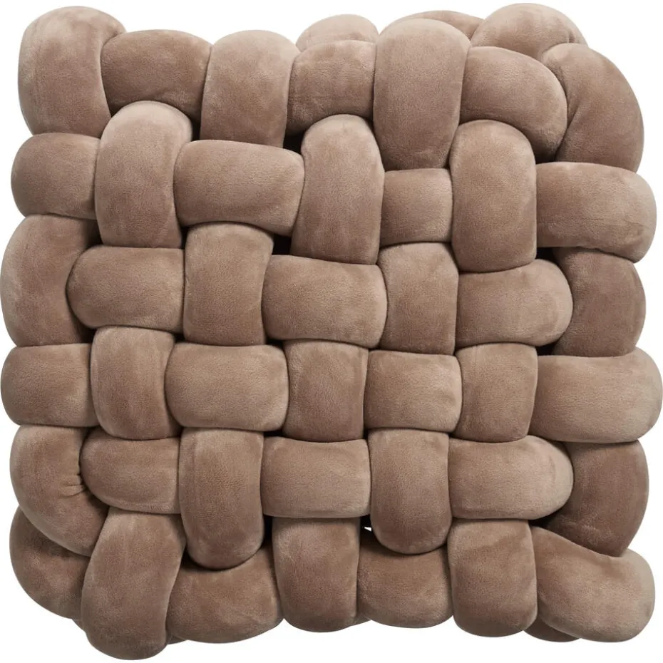 Kussen Knit Bruin 45x45 Cm