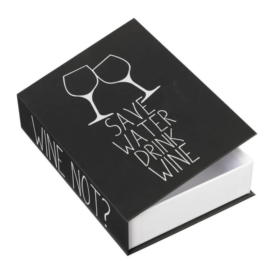 Opbergboek Save Water Zwart