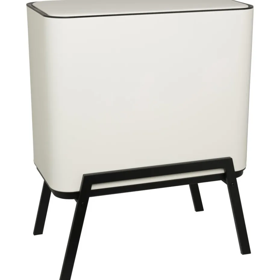 Prullenbak Op Pootjes 28+12+5 Liter Beige