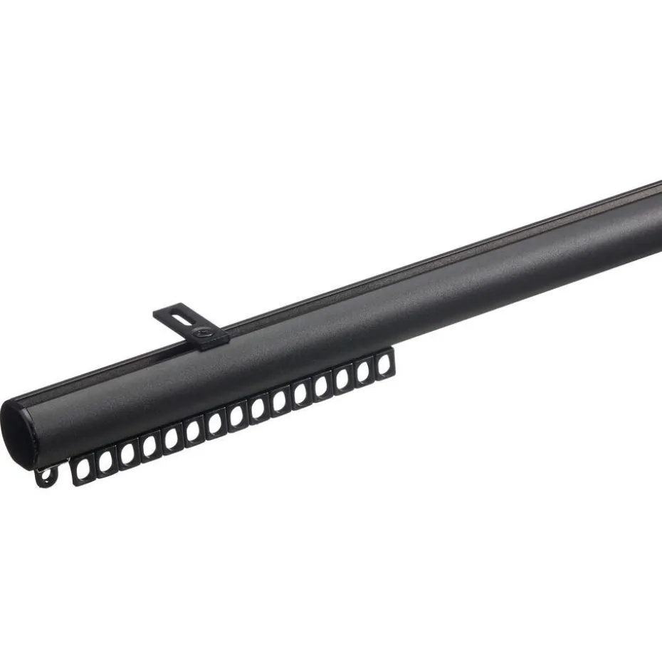 Railroedeset 200 cm Zwart Metaal - Ø28mm