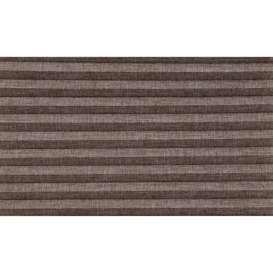 Staal Dubbel Plissé Floor Taupe
