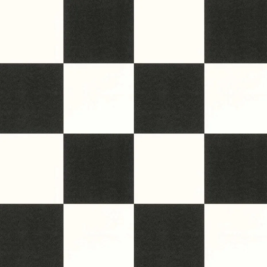 Staal Vinyl Benson Zwart/Wit
