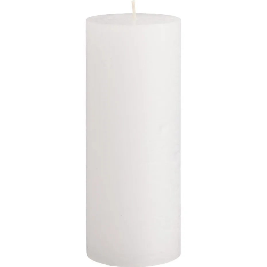 Stompkaars Rustiek Wit 7x17 cm