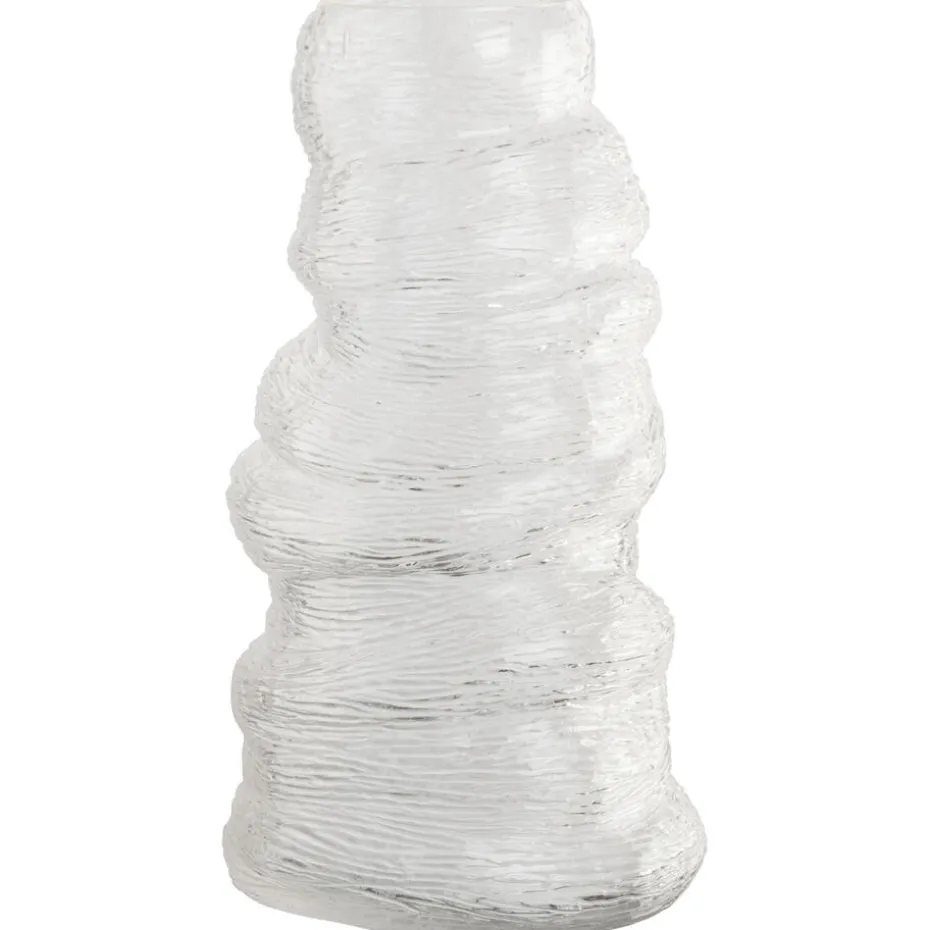 Vaas Pebble Transparant 16x30 cm