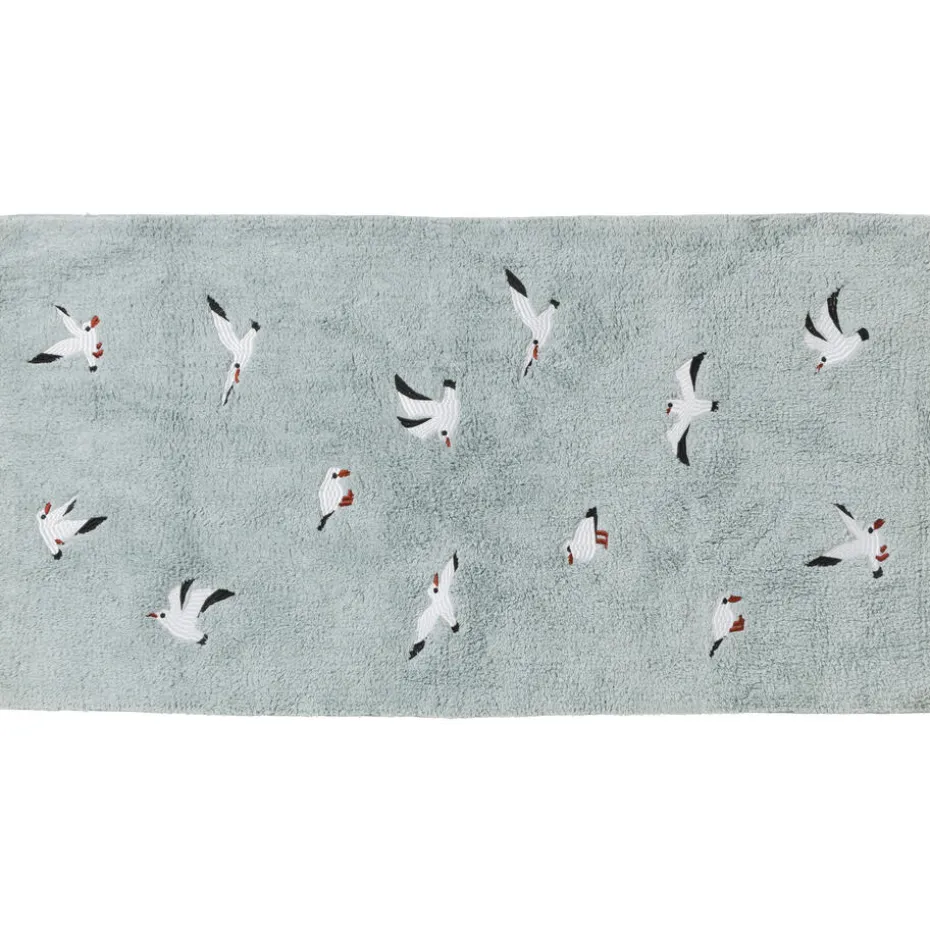 Vloerkleed Birds Blauw