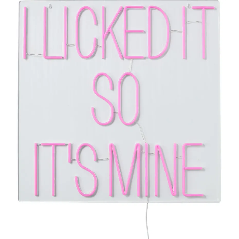 Wandlamp Neon Its Mine Roze